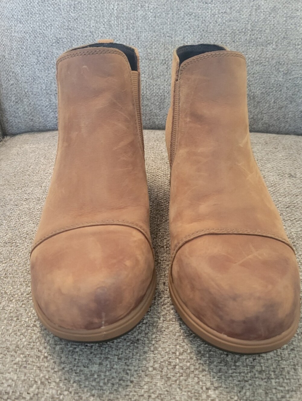 Sorel Velvet Tan Suede Pull-On Ankle Boot - Picture 4 of 7